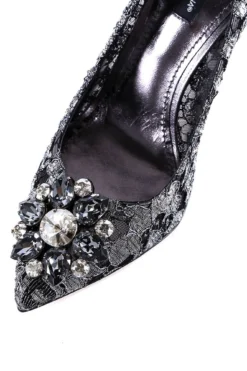 ( New Season ) Dolce & Gabbana Bellucci Lace Pumps - Black -Cheap Vestureo Store 2094803c89d0fb6c0571139a0f1dff85