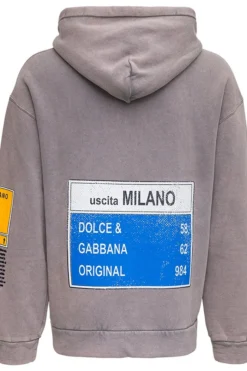 Dolce & Gabbana Road Sign Printed Drawstring Hoodie - Multi 4 Dolce & Gabbana Road Sign Printed Drawstring Hoodie - Multi -Cheap Vestureo Store 20949b2a5a75a6690b48aff554a28f93