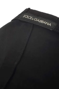 ( New Season ) Dolce & Gabbana Logo Embroidered T-Shirt - Black -Cheap Vestureo Store 20c680b7df5fce88abf50b408e157539