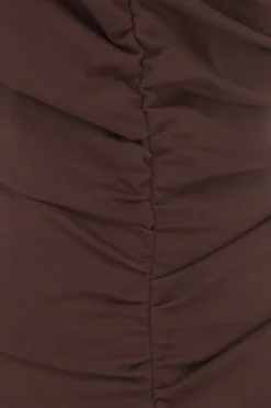 ( New Season ) Dolce & Gabbana Ruffled Sleeveless Dress - Brown -Cheap Vestureo Store 210c5df6d24b8078161613d373f1420d