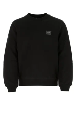 Cheap Vestureo Store 12 Dolce & Gabbana Logo Plaque Sweatshirt - Black