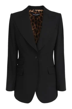 Dolce & Gabbana Single-Breasted Tailored Blazer - Black