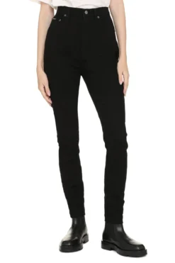 Dolce & Gabbana Logo Patch Slim-Cut Jeans - Black 7 Dolce & Gabbana Logo Patch Slim-Cut Jeans - Black -Cheap Vestureo Store 21517a480317e3647773ea9ce7cea79c