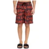 ( New Season ) Dolce & Gabbana Logo Printed Drawstring Swim Trunks - Multi