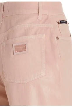 ( New Season ) Dolce & Gabbana High Waisted Tapered Jeans - Pink 7 ( New Season ) Dolce & Gabbana High Waisted Tapered Jeans - Pink -Cheap Vestureo Store 21c11a29df004a30a99f59faff610d7d