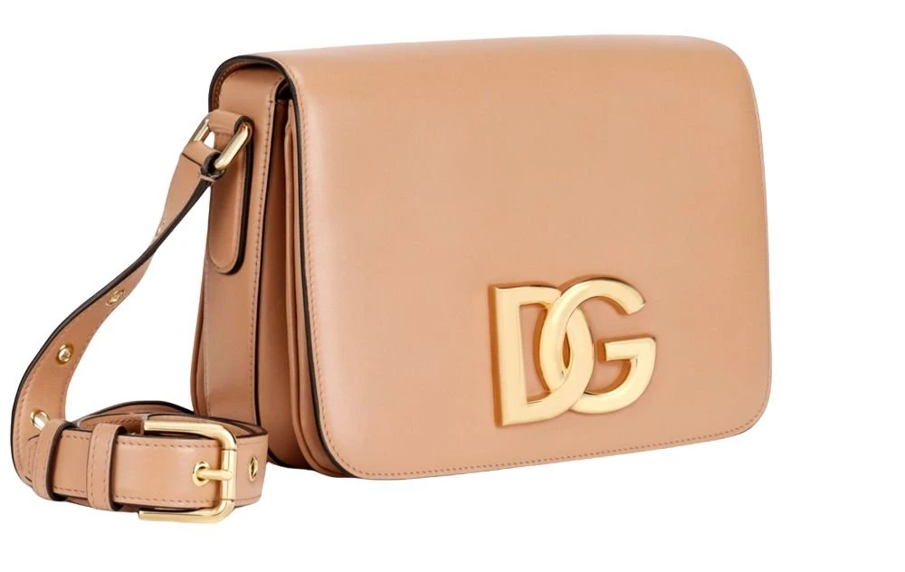 ( New Season ) Dolce & Gabbana 3.5 DG Logo Plaque Shoulder Bag - Pink 4 ( New Season ) Dolce & Gabbana 3.5 DG Logo Plaque Shoulder Bag - Pink - Image 4