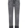 Dolce & Gabbana Logo Print Cropped Jeans - Grey
