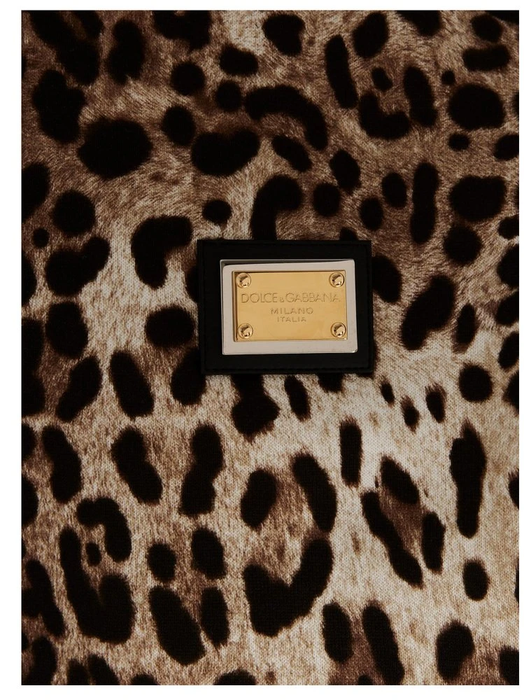 Dolce & Gabbana Leopard Printed Sweatshirt - Multi 5 Dolce & Gabbana Leopard Printed Sweatshirt - Multi - Image 5
