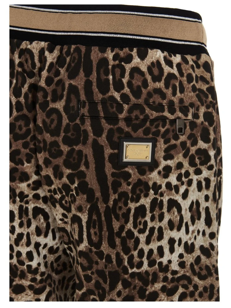Dolce & Gabbana Leopard Printed Shorts - Multi 4 Dolce & Gabbana Leopard Printed Shorts - Multi - Image 4