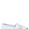 ( New Season ) Dolce & Gabbana Logo Embroidered Espadrillas - White