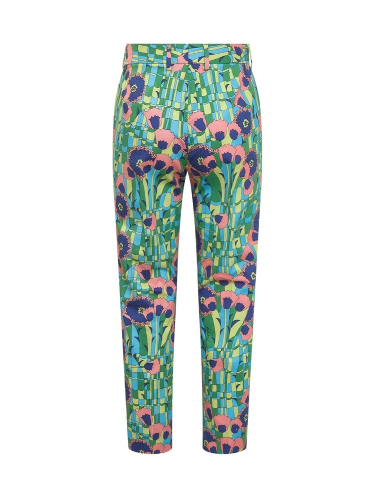 ( New Season ) Dolce & Gabbana Floral Printed Trousers - Multi 2 ( New Season ) Dolce & Gabbana Floral Printed Trousers - Multi - Image 2