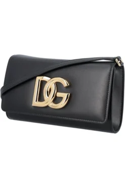 ( New Season ) Dolce & Gabbana 3.5 DG Shoulder Bag - Black -Cheap Vestureo Store 22f93c49b9a8a94bd5c9a4e27fefd57e