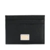 Dolce & Gabbana Logo Plaque Cardholder - Black