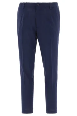 ( New Season ) Dolce & Gabbana Mid-Rise Tailored Trousers - Blue