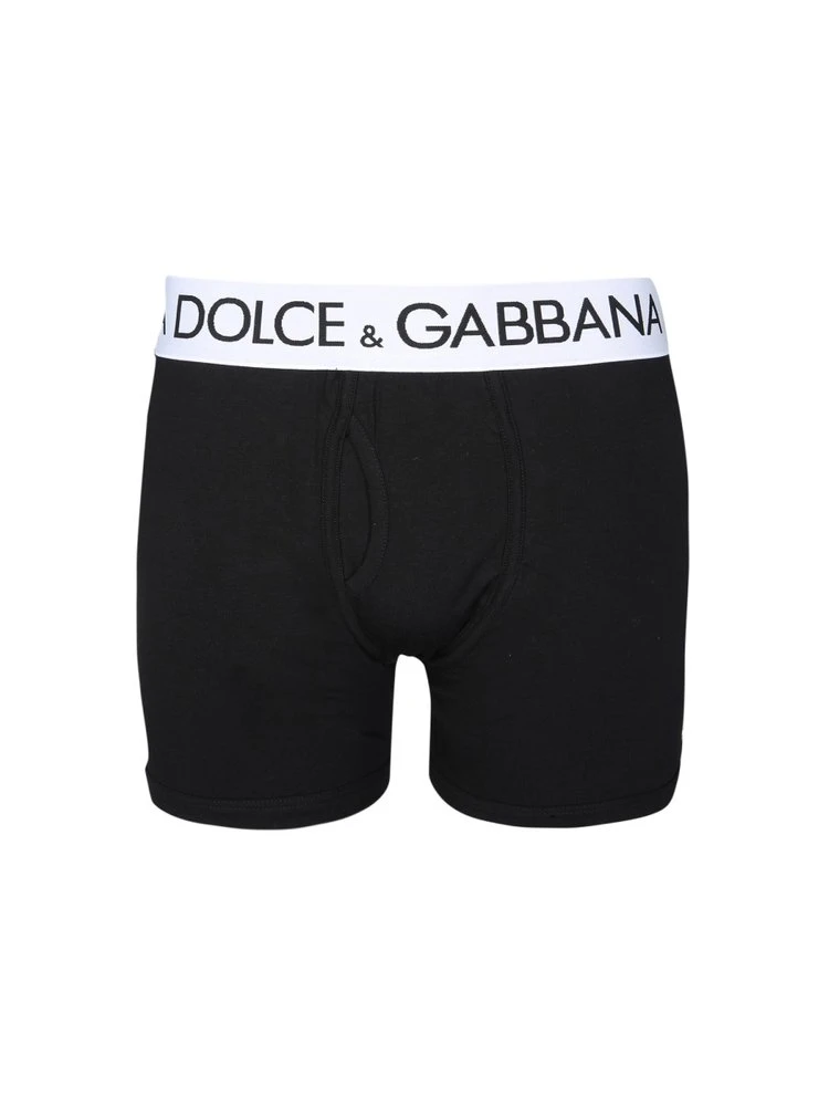 ( New Season ) Dolce & Gabbana Logo Waistband Boxers - Black 1 ( New Season ) Dolce & Gabbana Logo Waistband Boxers - Black