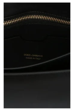 Dolce & Gabbana DG Logo Plaque Strapped Tote Bag - Black -Cheap Vestureo Store 2376aacd7162d111d3d2b47b891daf93