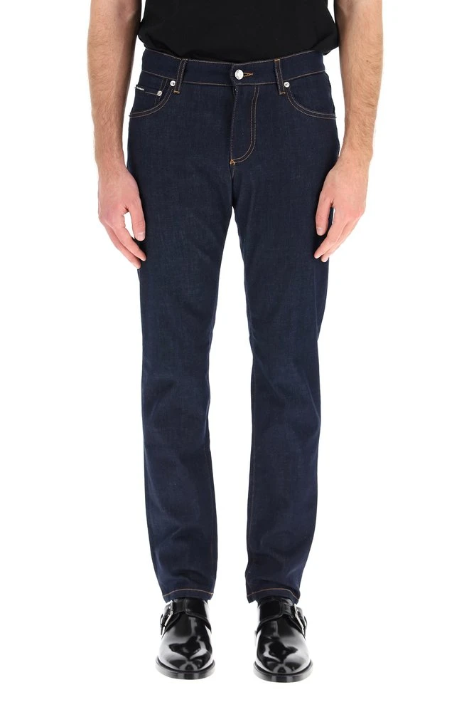 Dolce & Gabbana Slim-Fit Jeans - Blue 3 Dolce & Gabbana Slim-Fit Jeans - Blue - Image 3