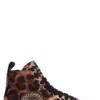 Dolce & Gabbana Leopard Print High-Top Sneakers - Multi