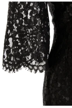 Dolce & Gabbana Floral Lace Mini Dress - Black -Cheap Vestureo Store 241af8c2f9c27570c0545471c084d320