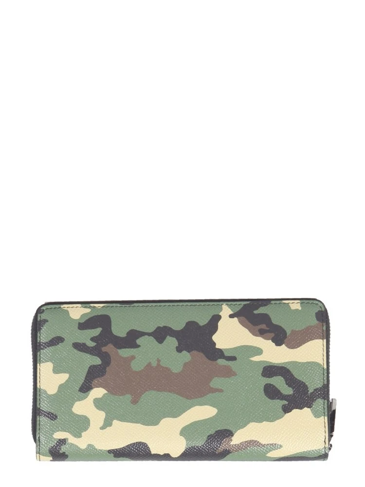 ( New Season ) Dolce & Gabbana Camouflage Printed Wallet - Multi 2 ( New Season ) Dolce & Gabbana Camouflage Printed Wallet - Multi - Image 2