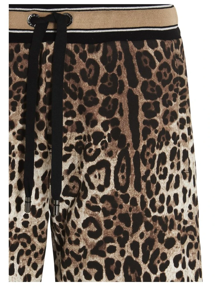 Dolce & Gabbana Leopard Printed Shorts - Multi 3 Dolce & Gabbana Leopard Printed Shorts - Multi - Image 3
