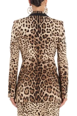 Dolce & Gabbana Leopard Print Blazer - Multi -Cheap Vestureo Store 24c5662279b03619f501a2f44bf9151e
