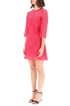 Dolce & Gabbana Lace Embroidered Mini Dress - Pink 10 Dolce & Gabbana Lace Embroidered Mini Dress - Pink -Cheap Vestureo Store 24f27592309fa2725318e5e19f3942d8