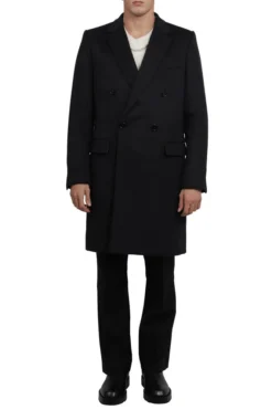 Dolce & Gabbana Double Breasted Tailored Coat - Navy