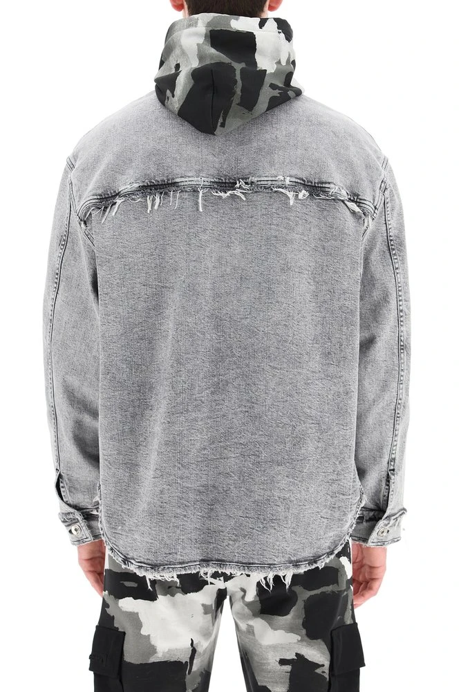 Dolce & Gabbana Pocket Detail Denim Jacket - Grey 3 Dolce & Gabbana Pocket Detail Denim Jacket - Grey - Image 3
