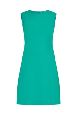 ( New Season ) Dolce & Gabbana Crewneck Sleeveless Midi Dress - Green