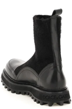 Dolce & Gabbana DG Logo Ankle Boots - Black -Cheap Vestureo Store 25e8bf32d647de0792c4e4e49d785fe8