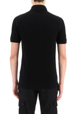 ( New Season ) Dolce & Gabbana Logo Patch Polo Shirt - Black -Cheap Vestureo Store 25fac9ac81a403a6b988c0a8b6705828