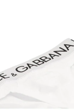 ( New Season ) Dolce & Gabbana Low-Waisted Logo Waistband Briefs - White -Cheap Vestureo Store 26902ef6ff62bc4b6fc57b0ef14000e0