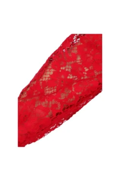 Dolce & Gabbana Pussy Bow Lace Shirt - Red -Cheap Vestureo Store 26acb057d6e22080a5a09cdf42d466f9