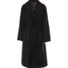 Dolce & Gabbana Double-Breasted Belted Coat - Black