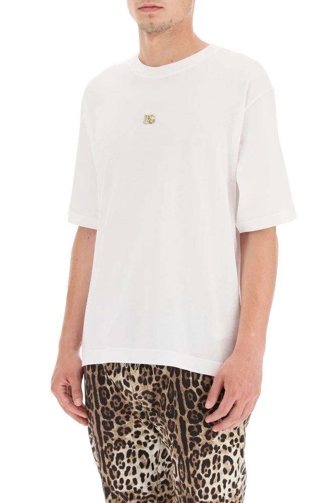 Dolce & Gabbana DG Logo T-Shirt - White 5 Dolce & Gabbana DG Logo T-Shirt - White - Image 5