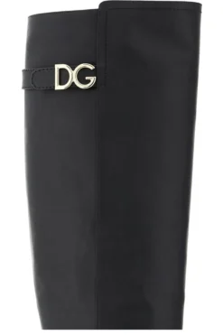 Dolce & Gabbana Logo Plaque Knee-High Boots - Black 7 Dolce & Gabbana Logo Plaque Knee-High Boots - Black -Cheap Vestureo Store 2757a511a1bb644c0b8265cb52df9002