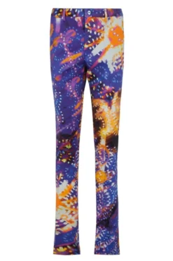 ( New Season ) Dolce & Gabbana Luminaire Printed Skinny Pants - Multi