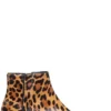 Dolce & Gabbana Leopard Pointed Toe Ankle Boots - Brown