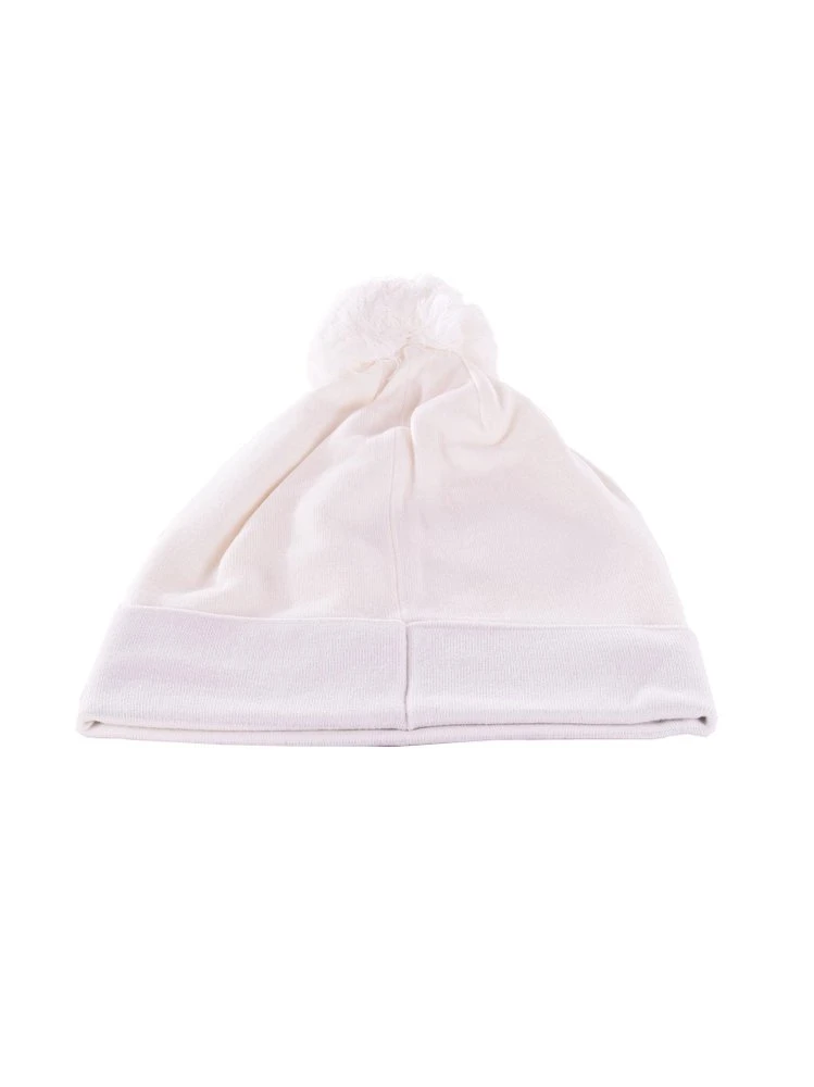 Dolce & Gabbana Pompom Beanie - White 2 Dolce & Gabbana Pompom Beanie - White - Image 2