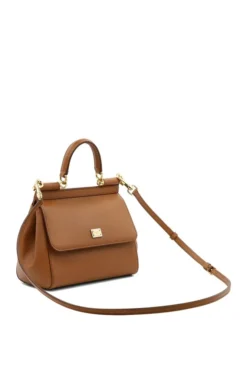 ( New Season ) Dolce & Gabbana Sicily Small Tote Bag - Brown -Cheap Vestureo Store 28a82314f1ae8fc7d3e19c4c7ed6d134