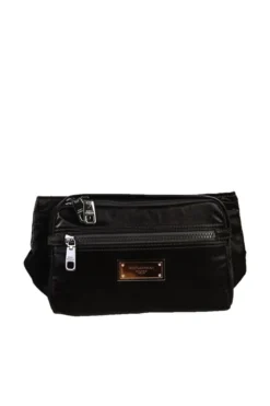 Dolce & Gabbana Logo Plaque Belt Bag - Black
