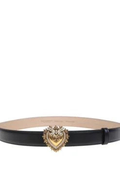 ( New Season ) Dolce & Gabbana Devotion Belt - Black