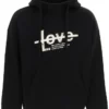 Dolce & Gabbana Love Print Hoodie - Black