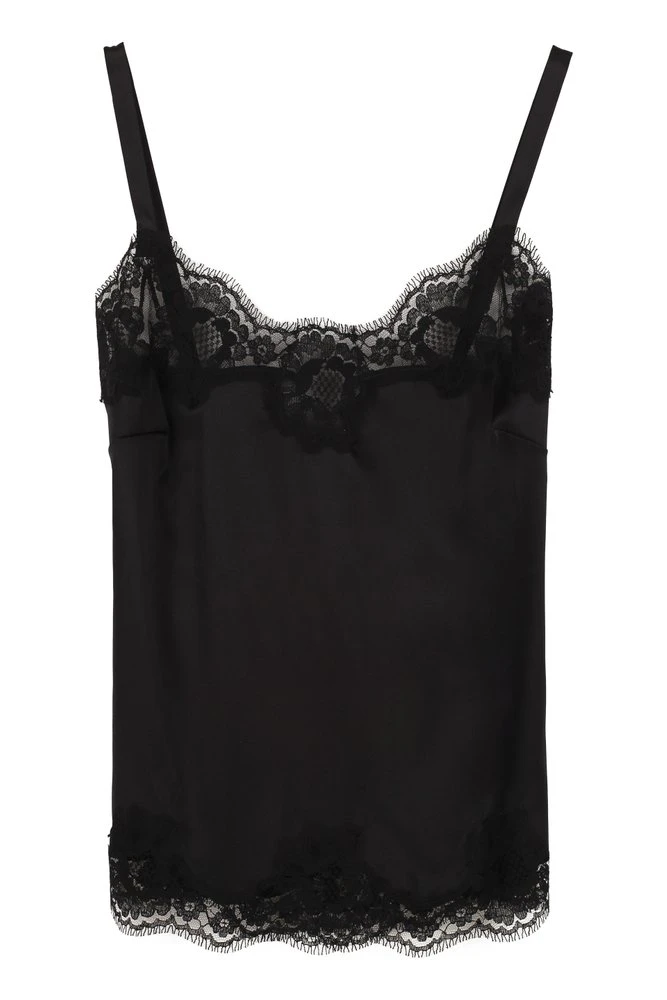 Dolce & Gabbana Lace Detail Camisole - Black 1 Dolce & Gabbana Lace Detail Camisole - Black
