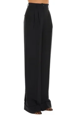 Dolce & Gabbana High-Waisted Wide Leg Pants - Black 10 Dolce & Gabbana High-Waisted Wide Leg Pants - Black -Cheap Vestureo Store 2b019f6662cbd46fb25e534851be3edc