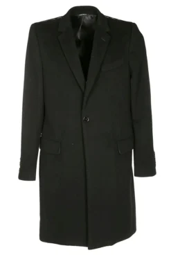 Dolce & Gabbana Single Breasted Tailored Coat - Black