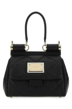 Dolce & Gabbana 90s Sicily Medium Tote Bag - Black