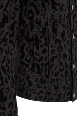 Dolce & Gabbana Animalier Print Denim Jacket - Black -Cheap Vestureo Store 2bf57d0423c11933a8d752207315e3c0