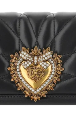 Dolce & Gabbana Medium Devotion Crossbody Bag - Black -Cheap Vestureo Store 2c0d580513877e513ab33cab109765b0